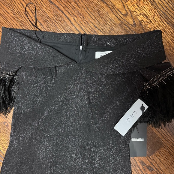 Rickie Freeman for Teri Jon Black Sleeveless Black Midi Dress (size2) - Picture 2 of 3